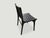 Andrianna Shamaris Modern Chair Series Single Backed Leather Woven Chair For Sale - Image 4 of 6