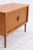 Vintage teak chest of drawers by Silkeborg with a clean, straight line and finely grained front. Behind the two doors is a...