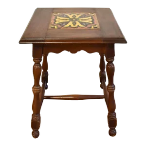 1940s California Catalina Style Tile Top Table