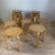 Wood Vintage Oak Wooden Stool For Sale - Image 7 of 7