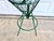 1950s Panton-Style Mid Century Modern Green Wire Bar Stool With Sculptural Spindle Back Mid-Century Modern | 1950s–60s For Sale - Image 5 of 10