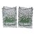 Pair of Vintage Rosenthal Studio-Line Crystal Paper Bag Vases, Germany, 7″ For Sale