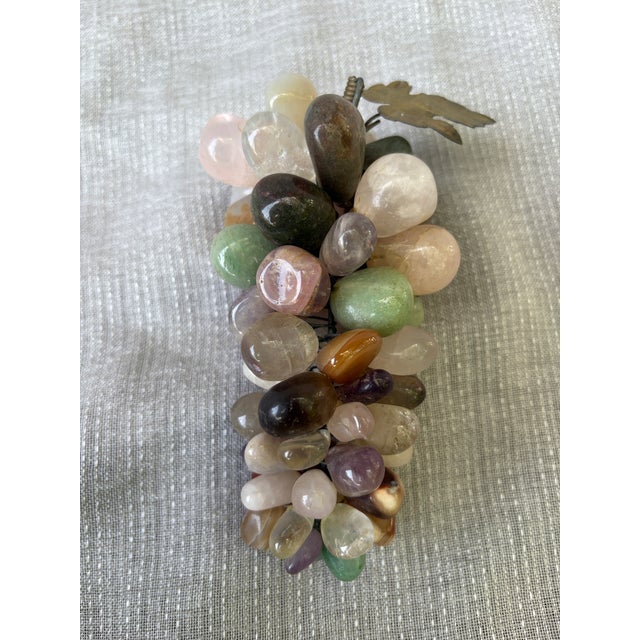 Mid 20th Century Natural Polished Gemstone Grape Cluster For Sale - Image 5 of 12