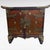 Vintage East Asian two-door accent cabinet in warm toned wood, dating to the 1960s–70s, in the tansu/bandaji tradition....