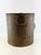 Metal Vintage Patinated Brass Planter With Shell Medallion & Ring Handles For Sale - Image 7 of 10