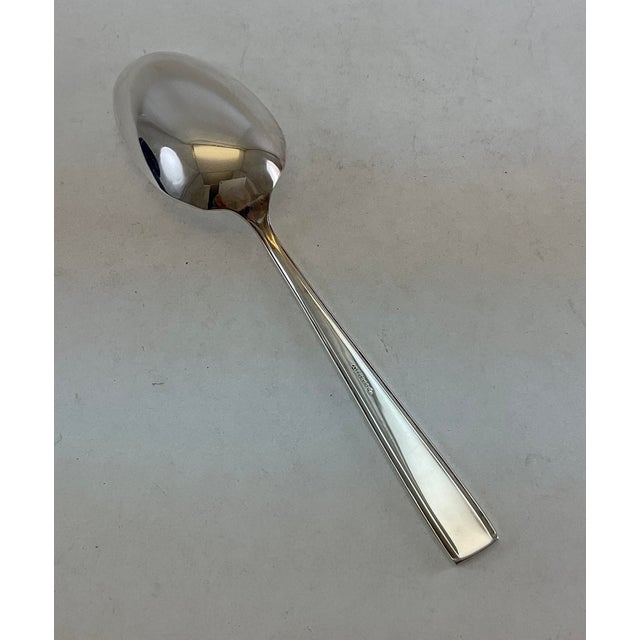 James Dixon & Sons Silver Large Serving Spoon, Leighton. For Sale - Image 4 of 15