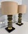 Art Deco Italian Grey Murano Glass Table Lamps, 2000s, Set of 2 For Sale - Image 12 of 15