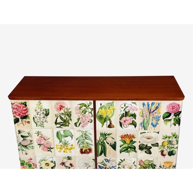 Brown Swedish Modern, La Belgique Horticole Cabinet, Mahogany, Sweden, 1950s For Sale - Image 8 of 13