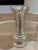 Silver Antique 19th Century Bohemian Hand-Painted Floral Mercury Glass Vase For Sale - Image 8 of 15
