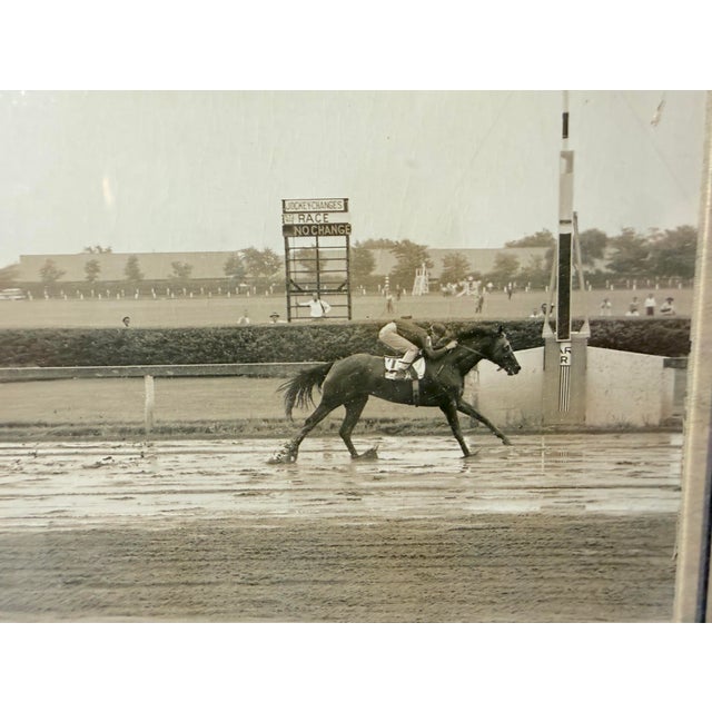 Black Vintage 47 Original Bert Morgan Dreamer Jamaica Horse Racing Jockey Photograph For Sale - Image 8 of 12