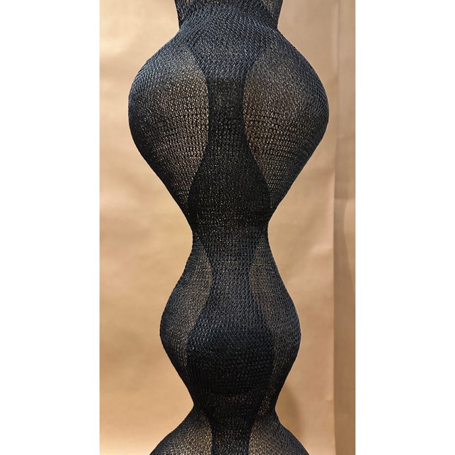 Contemporary Metal Wire Hanging Sculpture For Sale - Image 10 of 11