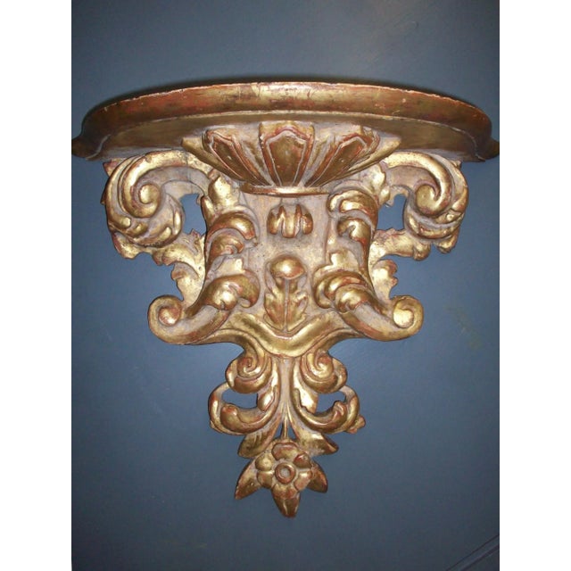 Spanish Style Giltwood Wall Sconce For Sale - Image 11 of 11