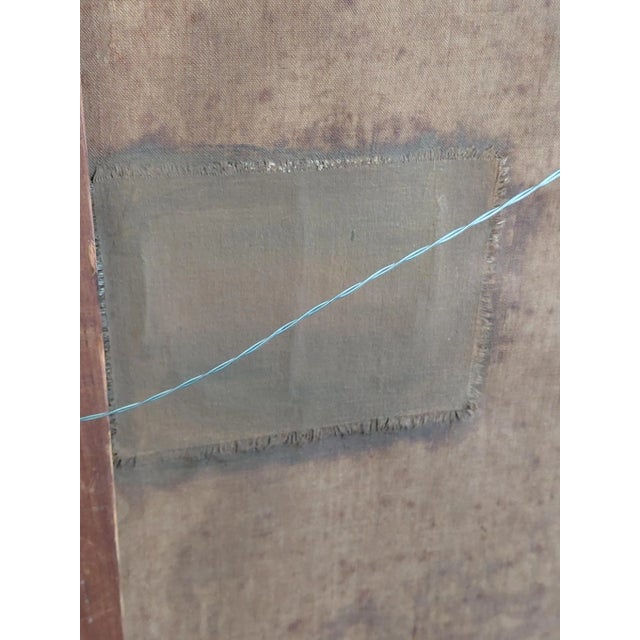 Framed Signed Gentleman's Portrait Oil on Canvas by M. Bunoust For Sale - Image 11 of 13