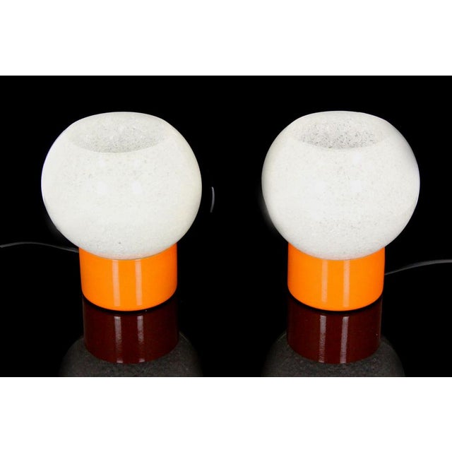 Mid-Century Modern Space Age Table Lamps from Pokrok Zilina, 1970s, Set of 2 For Sale - Image 3 of 15