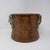Antique Embossed Copper Cachepot Jardinière With Brass Serpent Handles For Sale - Image 4 of 14