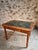 French Oak and Walnut Dining Table with Marble Top For Sale - Image 10 of 18
