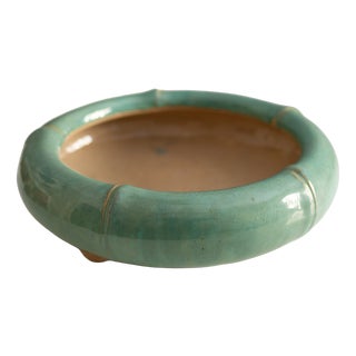 20th Century Glazed Ceramic Catchall, 1980s For Sale