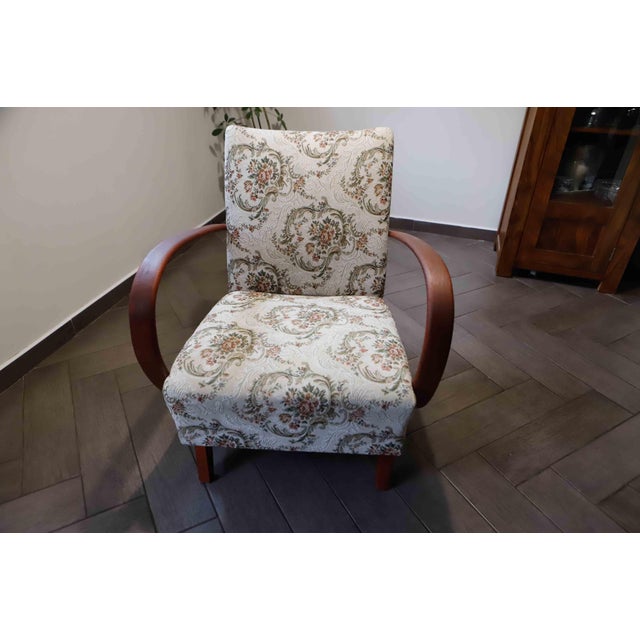 Wood Vintage Lounge Chairs by Jindrich Halabala for Up Závody, 1960s, Set of 2 For Sale - Image 7 of 18