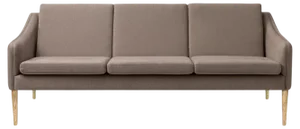 Mr Olsen Three Seater Oak Broken Grey by Warm Nordic