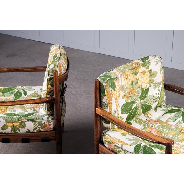 Great pair of easy chairs model ''Cadett'' designed by Eric Merthen, produced by Ire Möbel AB in, Sweden, 1960s Very good...