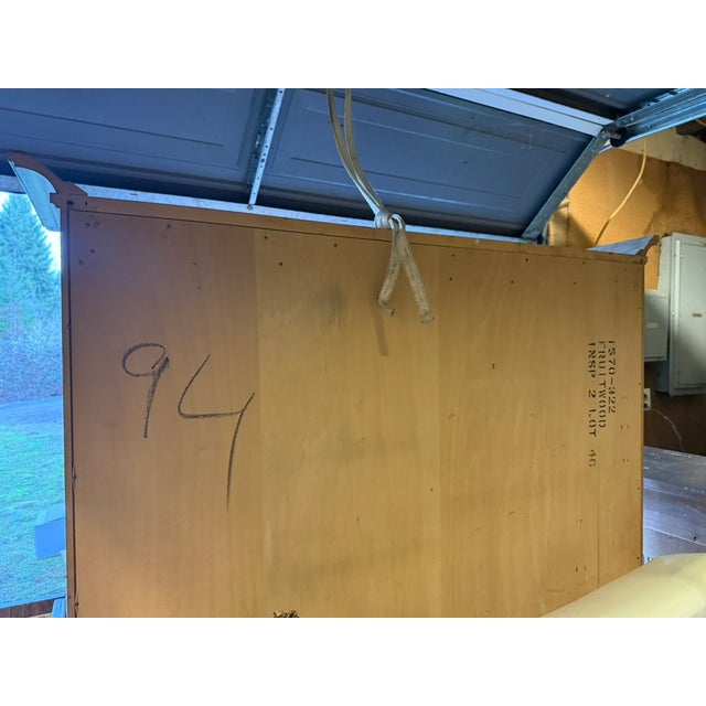 1960's China Cabinet Fruitwood Italian Neoclassical in the Style of Bernhardt For Sale - Image 14 of 15