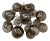 21st Century Ovale Polished Nickel Smoky Bubbles Murano Sputnik Chandelier by Fabio LTD For Sale