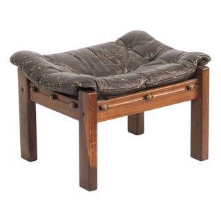Jean Gillon - Rosewood Amazonas Ottoman for Italma, Brazil, 1970s For Sale