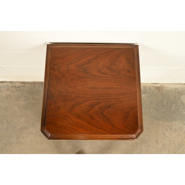 1920s Widdicomb Antique French Regency Louis XVI Carved Walnut Nightstand, Circa 1920s For Sale - Image 5 of 12