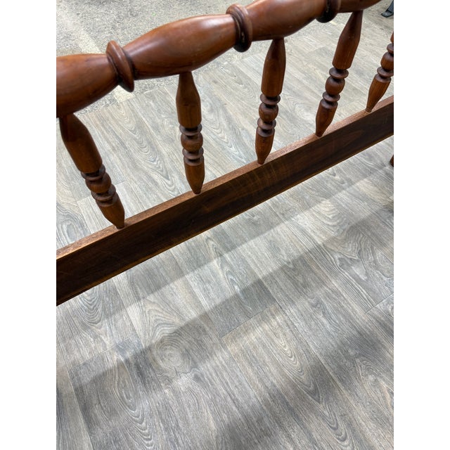 Vintage Full Size Jenny Lind Cannonball Finial Spindle or Spool Bed For Sale - Image 17 of 17