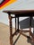 Antique English Carved Oak Folding Side Table – Bobbin Turned Legs For Sale - Image 4 of 7