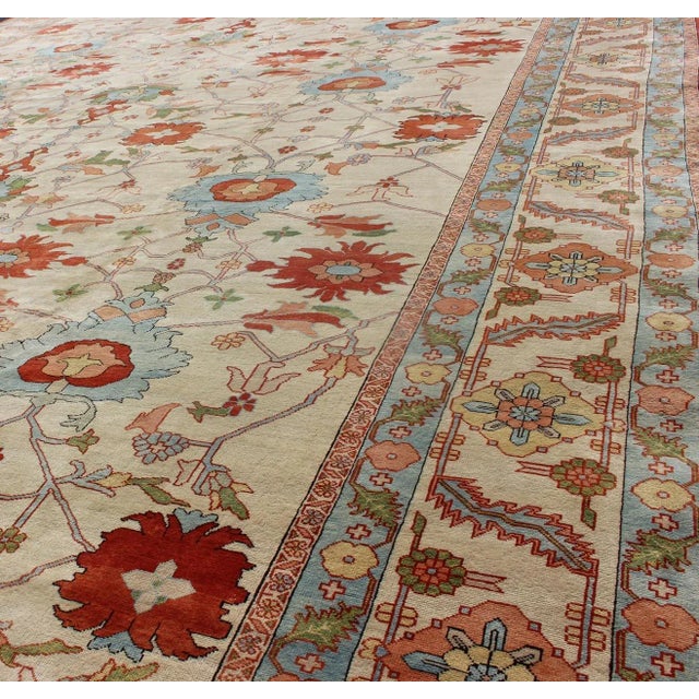Very Large Vintage Serapi Rug With All-Over Pattern by Keivan Woven Arts 16'8" X 29'0" For Sale - Image 4 of 11