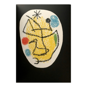1968 Joan Miro Original Lithograph 1 XXe Siele