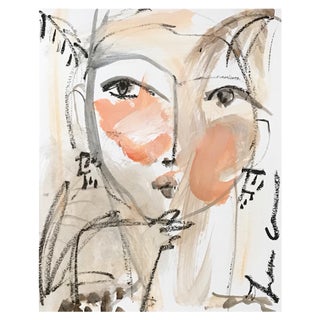 Peach Cheek by Leslie Weaver For Sale