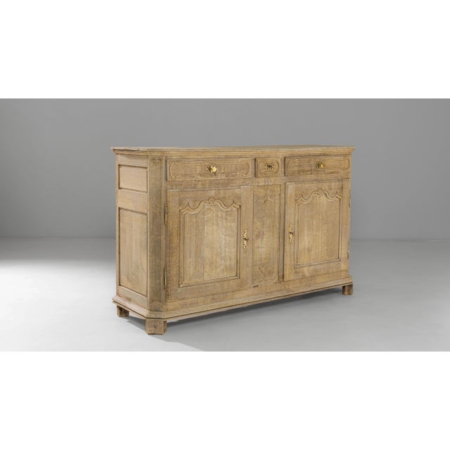 19th Century French Louis XV Oak Buffet For Sale In Greensboro - Image 6 of 18
