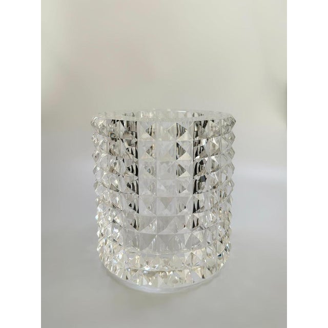 Gold Optical Glass Vase from Veritas, 2016 For Sale - Image 8 of 11