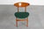 Mid-Century Scandinavian Wood and Green Fabric Chair, 1960s, Set of 6 For Sale - Image 11 of 16