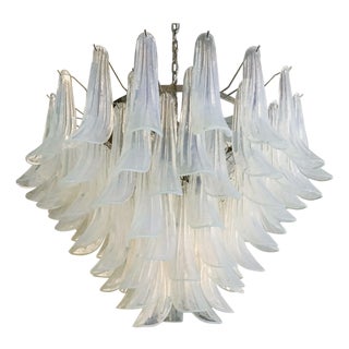 21st Century Opaline Murano Selle Chandelier by Fabio LTD For Sale