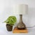 Vintage Portuguese Grey Opaline Glass Table Lamp, 1960s For Sale - Image 13 of 13