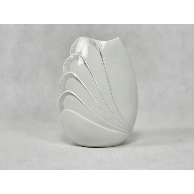 Mid-Century Porcelain Vase by Helena Fish Vase for Seltmann Weiden, 1950s For Sale - Image 4 of 12