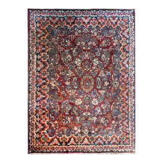 Early 20th Century Persian Sarouk Rug For Sale