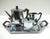 Model Ottagonale Coffee or Tea Service from Alessi, 1940s, Set of 4 For Sale - Image 6 of 6