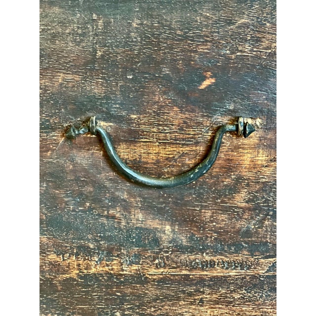 19th Century Japanese Meiji Period Elmwood Chest For Sale - Image 9 of 12