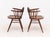 1960s George Nakashima Walnut Captain's Armchairs, Pair For Sale - Image 5 of 10