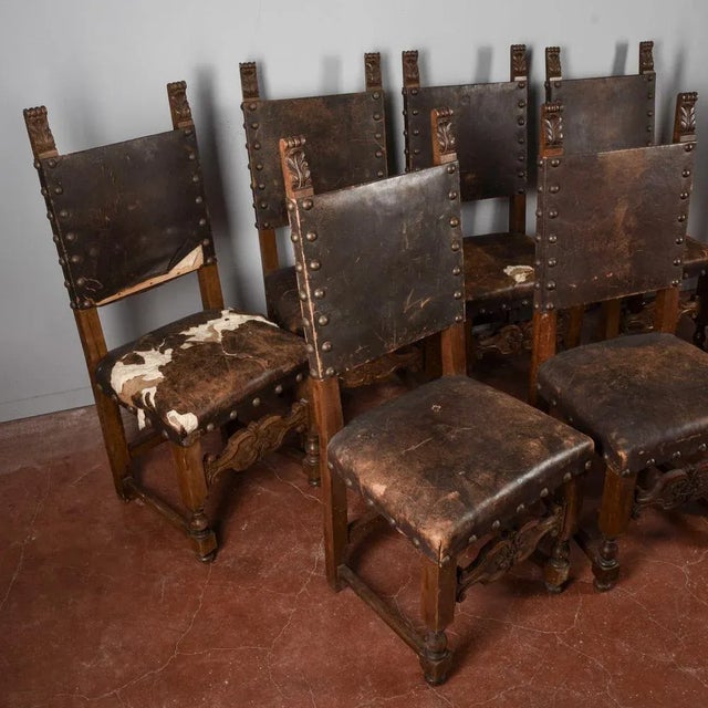 Renaissance Style Spool Chairs, Set of 8 For Sale - Image 3 of 18