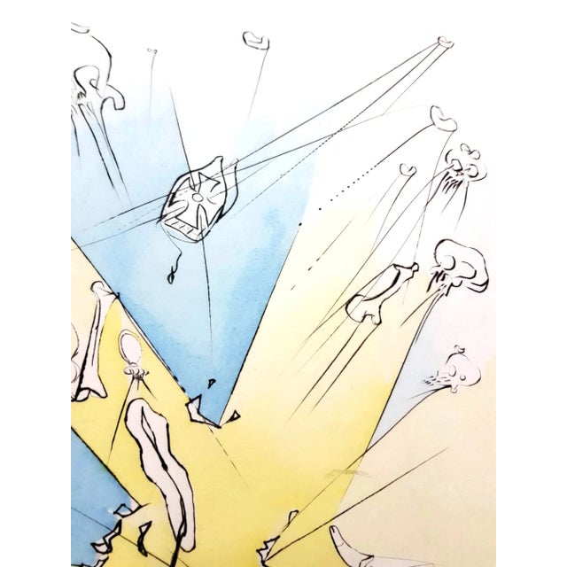 Wood Salvador Dali - The Grand Inquisitor - Original Signed Engraving 1974 For Sale - Image 7 of 10