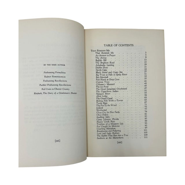 A Foxhunter's Journal J Stanley Reeve 1952 Limited Edition For Sale - Image 10 of 13
