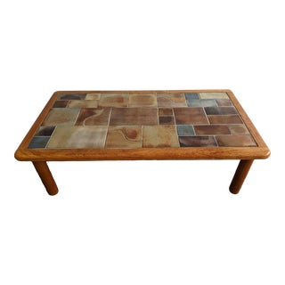 1970s Danish Tile Coffee Table For Sale