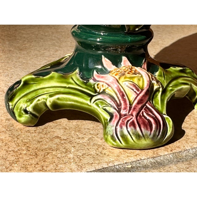 Brown Antique Art Nouveau Porcelain Vases with Handles from Julius Dressler Biela, Austria, 1910s, Set of 2 For Sale - Image 8 of 14