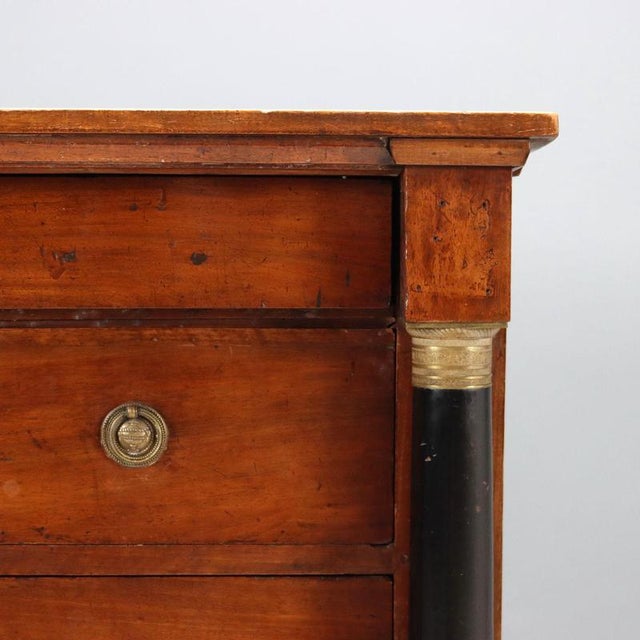 Wood Empire Chest of Drawers in Walnut For Sale - Image 7 of 14
