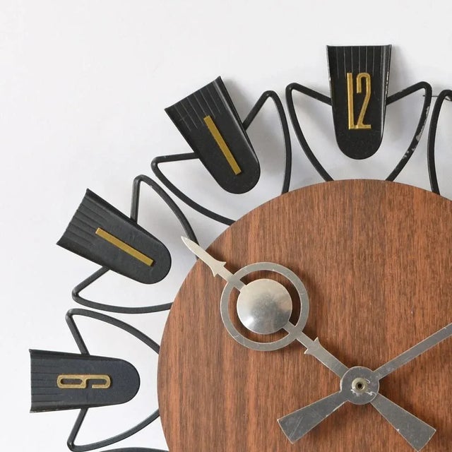 Clock has a modern quartz movement. It uses one battery, type LR6 (AA). I have official proof of authenticity such as...